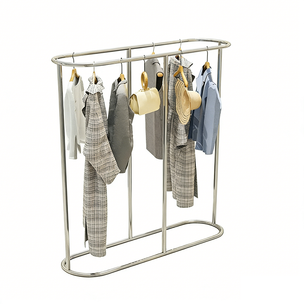 Heavy Duty Double Row Floor Display Island Rack
